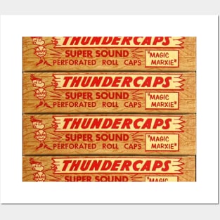 Marx Toys Caps "Thundercaps" Vintage Retro Posters and Art